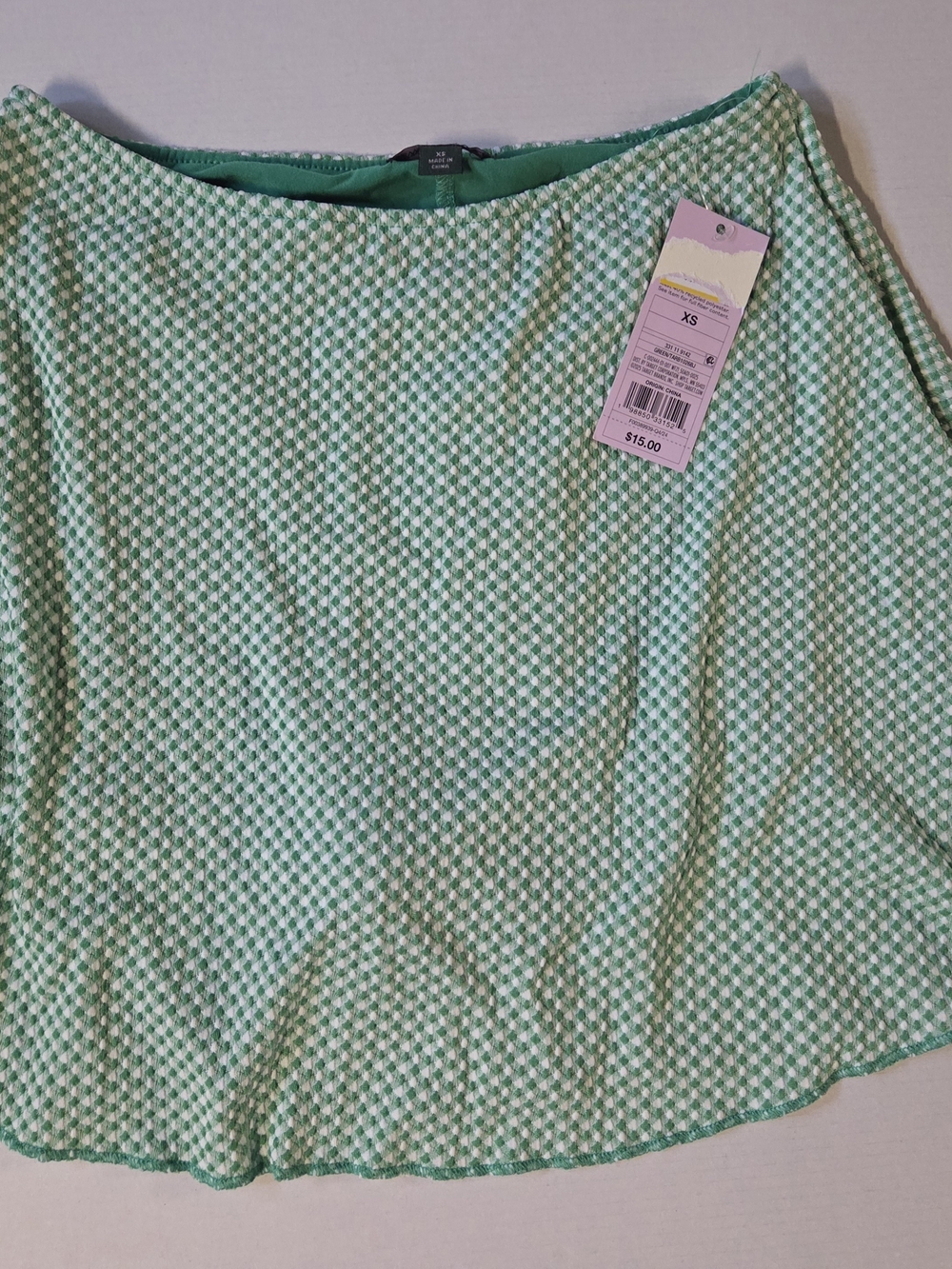 wild fable Green and White Maxi Skirt